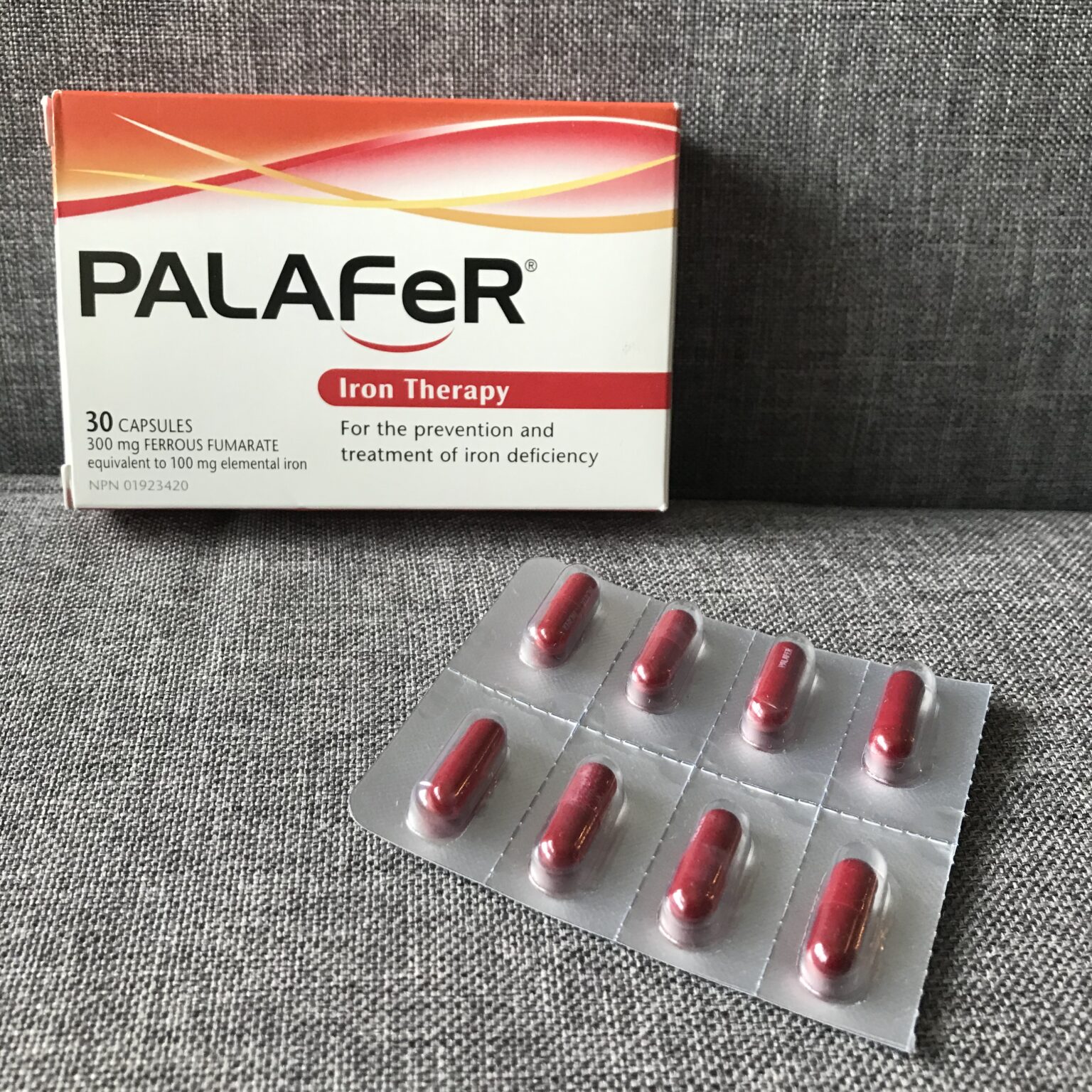 カナダの薬局で買える 妊娠中に飲んだ鉄分サプリ Palafer の感想 メープル桜