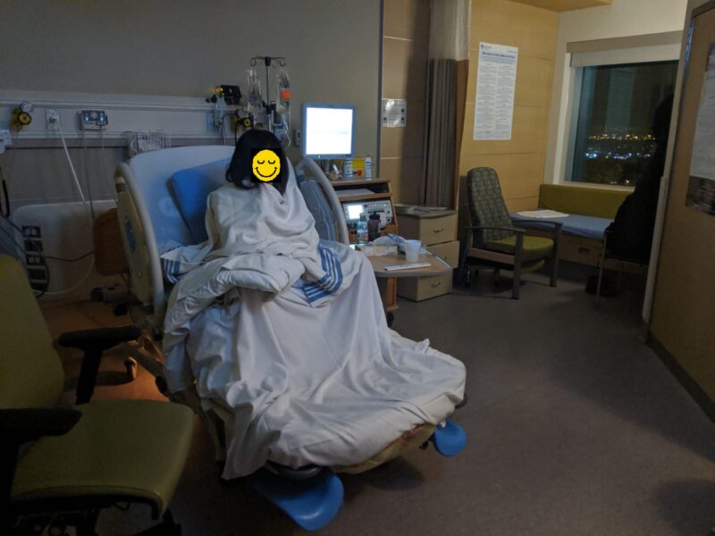 カナダで出産 病院の個室